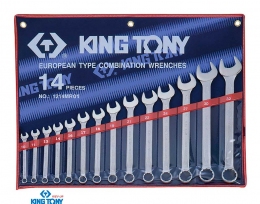 Набор ключей комби 14шт. (10-32мм) KINGTONY 1214MR01